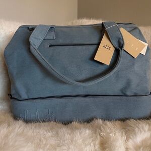 Beis GAP Weekender Bag, Denim Blue